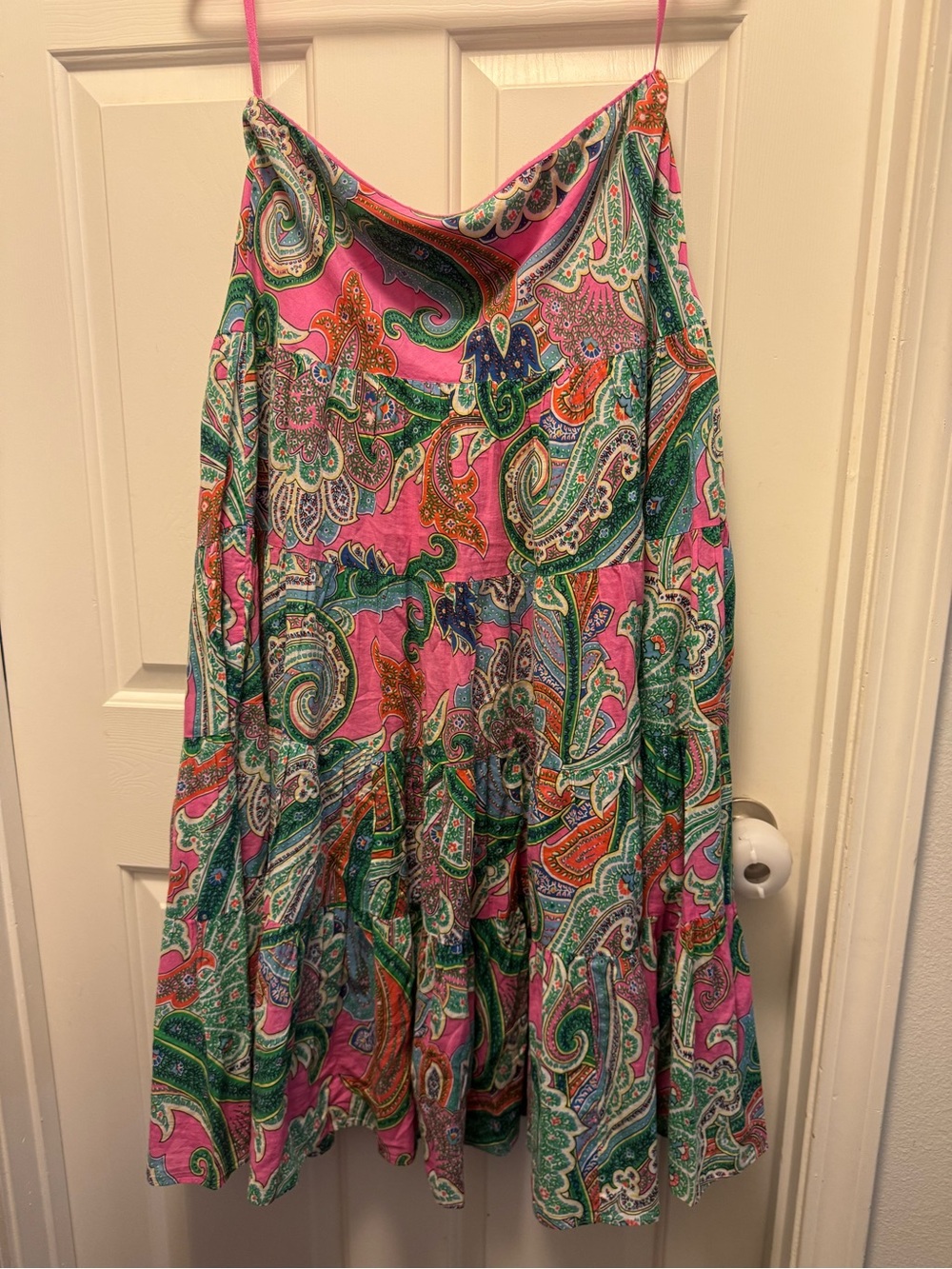 Ralph Lauren Tiered Maxi Skirt 100% Cotton